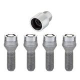 McGard Wheel Lock Bolt Set - 4pk. (Cone Seat) M14X1.5 / 19mm Hex / 31.0mm Shank Length - Chrome McGard Wheel Bolts  AXOPROS