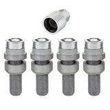 McGard Wheel Lock Bolt Set - 4pk. (Radius Seat) M14X1.5 / 17mm Hex / 28.2mm Shank Length - Chrome McGard Wheel Bolts  AXOPROS