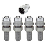 McGard Wheel Lock Bolt Set - 4pk. (Radius Seat) M14X1.5 / 17mm Hex / 28.2mm Shank Length - Chrome McGard Wheel Bolts  AXOPROS