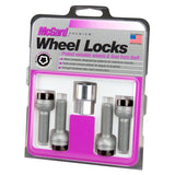 McGard Wheel Lock Bolt Set - 4pk. (Radius Seat) M14X1.5 / 17mm Hex / 45.0mm Shank Length - Black McGard Wheel Bolts  AXOPROS