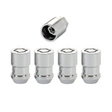 McGard Wheel Lock Nut Set - 4pk. (Cone Seat) 7/16-20 / 3/4 Hex / 1.46in. Length - Chrome McGard Lug Nuts  AXOPROS