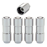 McGard Wheel Lock Nut Set - 4pk. (Cone Seat Duplex) 9/16-18 / 7/8 Hex / 2.5in. Length - Chrome McGard Lug Nuts  AXOPROS