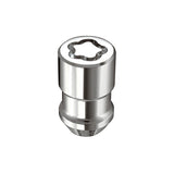 McGard Wheel Lock Nut Set - 4pk. (Cone Seat) M12X1.5 / 19mm & 21mm Dual Hex / 1.46in. L - Chrome McGard Lug Nuts  AXOPROS