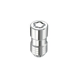 McGard Wheel Lock Nut Set - 4pk. (Cone Seat) M14X1.5 / 21mm & 22mm Dual Hex / 1.639in. L - Chrome McGard Lug Nuts  AXOPROS