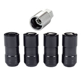 McGard Wheel Lock Nut Set - 4pk. (Cone Seat) M14X1.5 / 21mm & 22mm Dual Hex / 1.965in. L - Black McGard Lug Nuts  AXOPROS