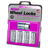 McGard Wheel Lock Nut Set - 4pk. (Cone Seat) M14X1.5 / 21mm & 22mm Dual Hex / 1.965in. L - Chrome McGard Lug Nuts  AXOPROS