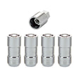 McGard Wheel Lock Nut Set - 4pk. (Cone Seat) M14X1.5 / 21mm & 22mm Dual Hex / 1.965in. L - Chrome McGard Lug Nuts  AXOPROS