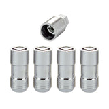 McGard Wheel Lock Nut Set - 4pk. (Cone Seat) M14X1.5 / 21mm & 22mm Dual Hex / 1.965in. L - Chrome McGard Lug Nuts  AXOPROS