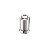 McGard Wheel Lock Nut Set - 4pk. (Tuner / Cone Seat) M12X1.25 / 13/16 Hex / 1.24in. Length - Chrome McGard Lug Nuts  AXOPROS