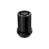 McGard Wheel Lock Nut Set - 4pk. (Tuner / Cone Seat) M12X1.5 / 13/16 Hex / 1.24in. Length - Black McGard Lug Nuts  AXOPROS