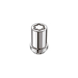 McGard Wheel Lock Nut Set - 4pk. (Tuner / Cone Seat) M12X1.5 / 13/16 Hex / 1.24in. Length - Chrome McGard Lug Nuts  AXOPROS