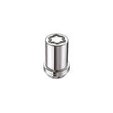 McGard Wheel Lock Nut Set - 4pk. (Tuner / Cone Seat) M12X1.5 / 13/16 Hex / 1.24in. Length - Chrome McGard Lug Nuts  AXOPROS