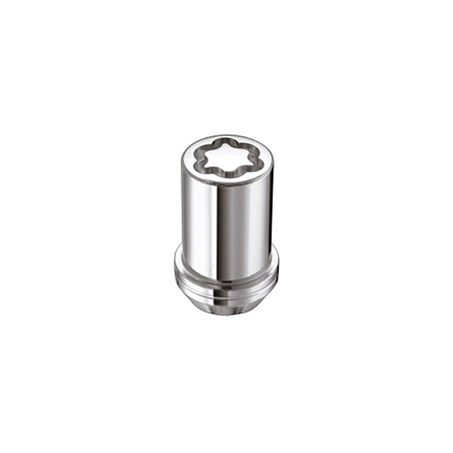 McGard Wheel Lock Nut Set - 4pk. (Tuner / Cone Seat) M12X1.5 / 13/16 Hex / 1.24in. Length - Chrome McGard Lug Nuts  AXOPROS