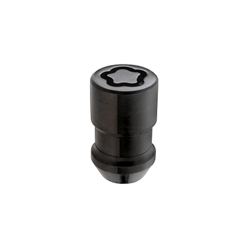 McGard Wheel Lock Nut Set - 5pk. (Cone Seat) 1/2-20 / 3/4 &13/16 Dual Hex / 1.46in. Length - Black McGard Lug Nuts  AXOPROS