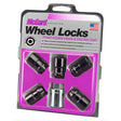 McGard Wheel Lock Nut Set - 5pk. (Cone Seat) M12X1.5 / 3/4 Hex / 1.46in. Length - Black McGard Lug Nuts  AXOPROS