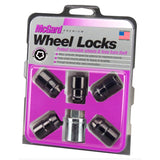 McGard Wheel Lock Nut Set - 5pk. (Cone Seat) M12X1.5 / 3/4 Hex / 1.46in. Length - Black McGard Lug Nuts  AXOPROS