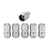 McGard Wheel Lock Nut Set - 5pk. (Cone Seat) M14X1.5 / 22mm Hex / 1.639in OAL - Chrome McGard Lug Nuts  AXOPROS