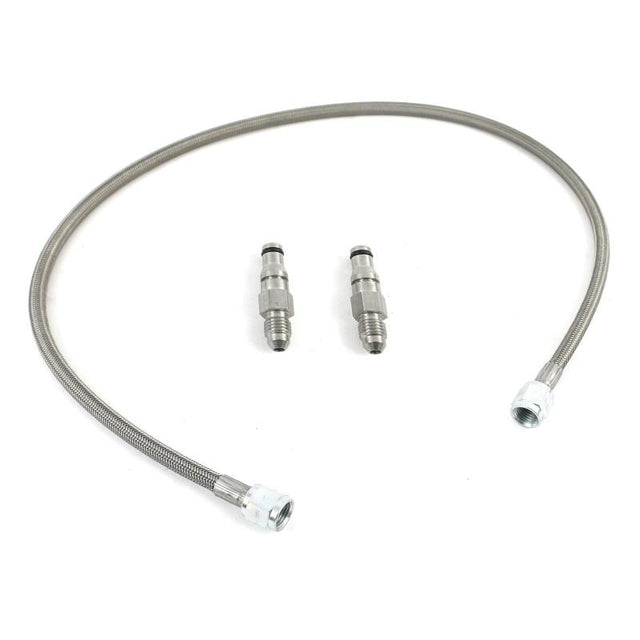 McLeod 2015+ Ford Mustang Steel Braided Hydraulic Clutch Line McLeod Racing Clutch Lines  AXOPROS