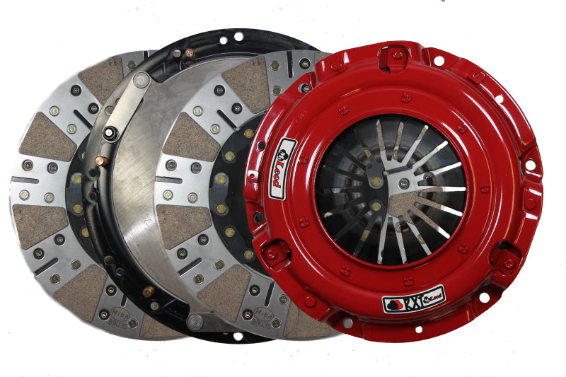 McLeod RXT Twin Disc Clutch Kit 2018 Ford Mustang RXT 1 x 23 Spline 0 Bal w/164T 8 Bolt AL Flywheel McLeod Racing Clutch Kits - Multi  AXOPROS