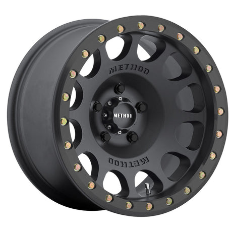 Method MR105 Beadlock 17x8.5 0mm Offset 6x135 87mm CB Matte Black w/BH-H24125 Wheel Method Wheels Wheels - Cast  AXOPROS