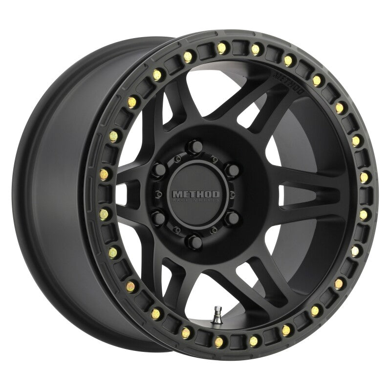 Method MR106 Beadlock 17x9 -44mm Offset 6x5.5 108mm CB Matte Black w/BH-H24125 Wheel Method Wheels Wheels - Cast  AXOPROS