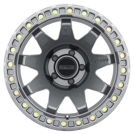 Method MR108 17x9 -44mm Offset 5x5 71.5mm CB Gloss Titanium w/BH-H24125-38 Wheel Method Wheels Wheels - Cast  AXOPROS