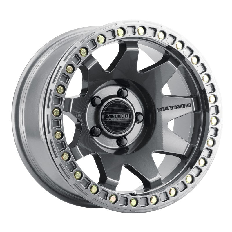 Method MR108 17x9 -44mm Offset 5x5 71.5mm CB Gloss Titanium w/BH-H24125-38 Wheel Method Wheels Wheels - Cast  AXOPROS