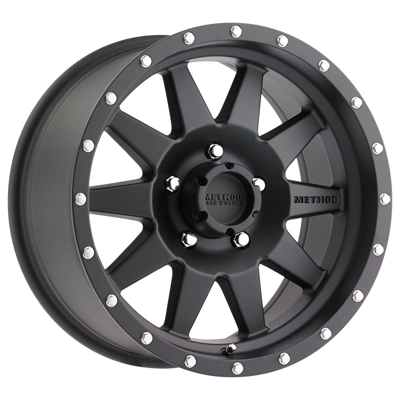 Method MR301 The Standard 15x7 -6mm Offset 5x4.5 83mm CB Matte Black Wheel Method Wheels Wheels - Cast  AXOPROS