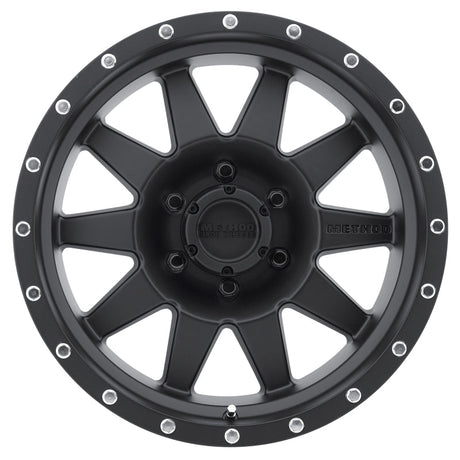 Method MR301 The Standard 15x7 -6mm Offset 6x5.5 108mm CB Matte Black Wheel Method Wheels Wheels - Cast  AXOPROS