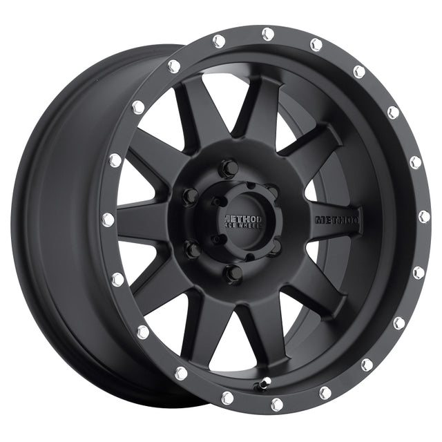 Method MR301 The Standard 16x8 0mm Offset 6x5.5 108mm CB Matte Black Wheel Method Wheels Wheels - Cast  AXOPROS