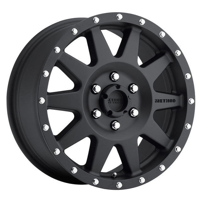 Method MR301 The Standard 17x7.5 +50mm Offset 6x130 84.1mm CB Matte Black Wheel Method Wheels Wheels - Cast  AXOPROS
