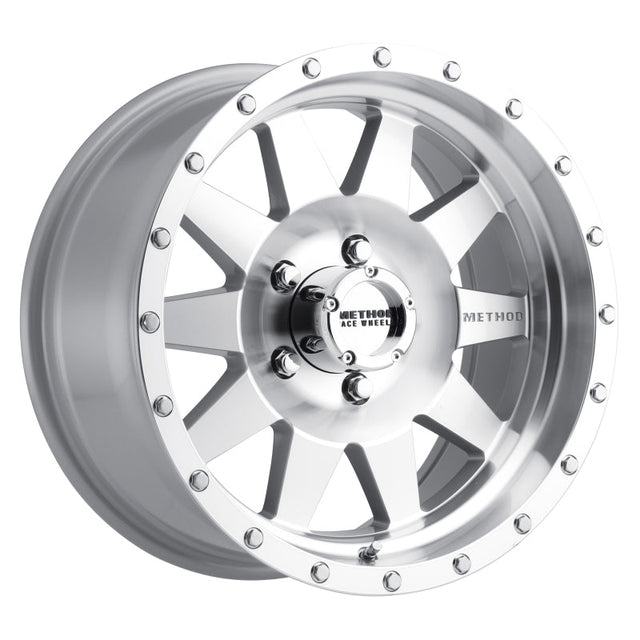 Method MR301 The Standard 17x9 -12mm Offset 5x5 94mm CB Machined/Clear Coat Wheel Method Wheels Wheels - Cast  AXOPROS