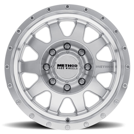 Method MR301 The Standard 17x9 -12mm Offset 8x6.5 130.81mm CB Machined/Clear Coat Wheel Method Wheels Wheels - Cast  AXOPROS