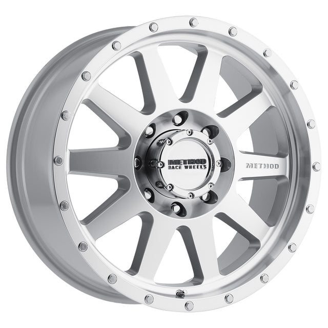 Method MR301 The Standard 17x9 -12mm Offset 8x6.5 130.81mm CB Machined/Clear Coat Wheel Method Wheels Wheels - Cast  AXOPROS