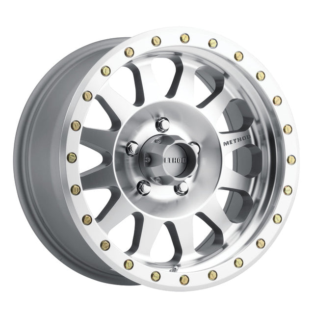 Method MR304 Double Standard 17x8.5 0mm Offset 5x5 94mm CB Machined/Clear Coat Wheel Method Wheels Wheels - Cast  AXOPROS