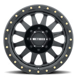 Method MR304 Double Standard 17x8.5 0mm Offset 8x6.5 130.81mm CB Matte Black Wheel Method Wheels Wheels - Cast  AXOPROS