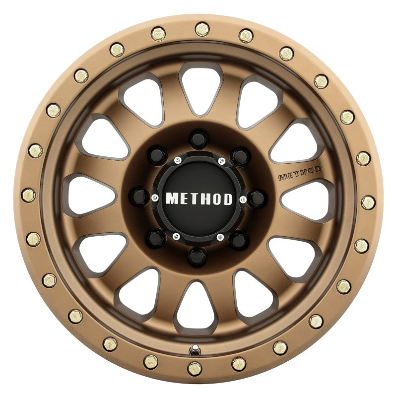 Method MR304 Double Standard 17x8.5 0mm Offset 8x6.5 130.81mm CB Method Bronze Wheel Method Wheels Wheels - Cast  AXOPROS