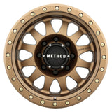Method MR304 Double Standard 17x8.5 0mm Offset 8x6.5 130.81mm CB Method Bronze Wheel Method Wheels Wheels - Cast  AXOPROS