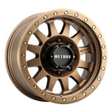 Method MR304 Double Standard 17x8.5 0mm Offset 8x6.5 130.81mm CB Method Bronze Wheel Method Wheels Wheels - Cast  AXOPROS