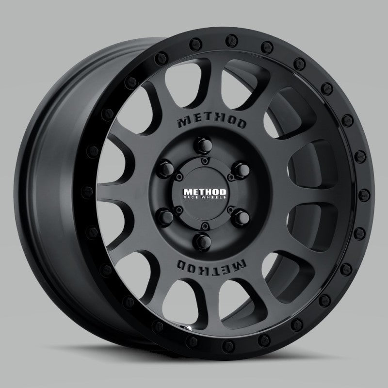 Method MR305 NV 17x8.5 0mm Offset 6x5.5 108mm CB Double Black Wheel Method Wheels Wheels - Cast  AXOPROS