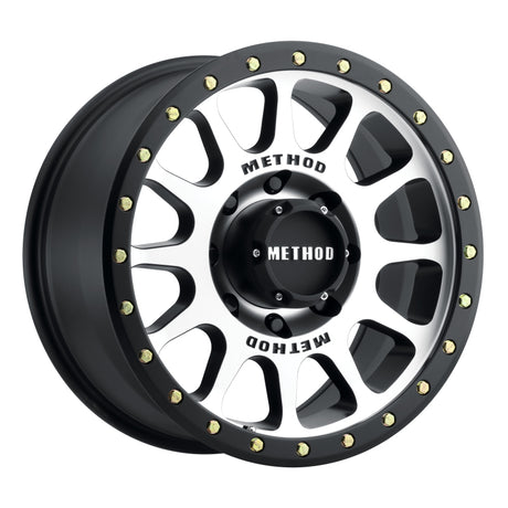 Method MR305 NV 17x8.5 0mm Offset 8x6.5 130.81mm CB Machined/Black Street Loc Wheel Method Wheels Wheels - Cast  AXOPROS