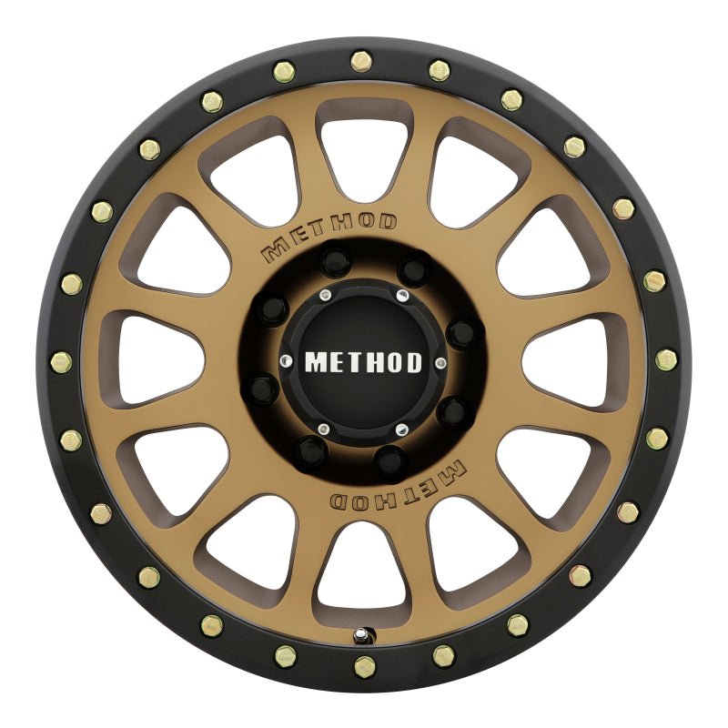 Method MR305 NV 17x8.5 0mm Offset 8x6.5 130.81mm CB Method Bronze/Black Street Loc Wheel Method Wheels Wheels - Cast  AXOPROS
