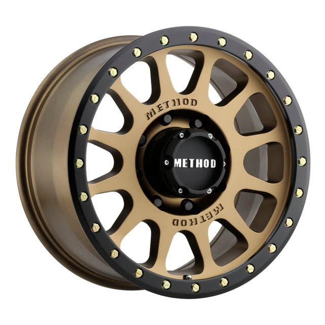 Method MR305 NV 17x8.5 0mm Offset 8x6.5 130.81mm CB Method Bronze/Black Street Loc Wheel Method Wheels Wheels - Cast  AXOPROS