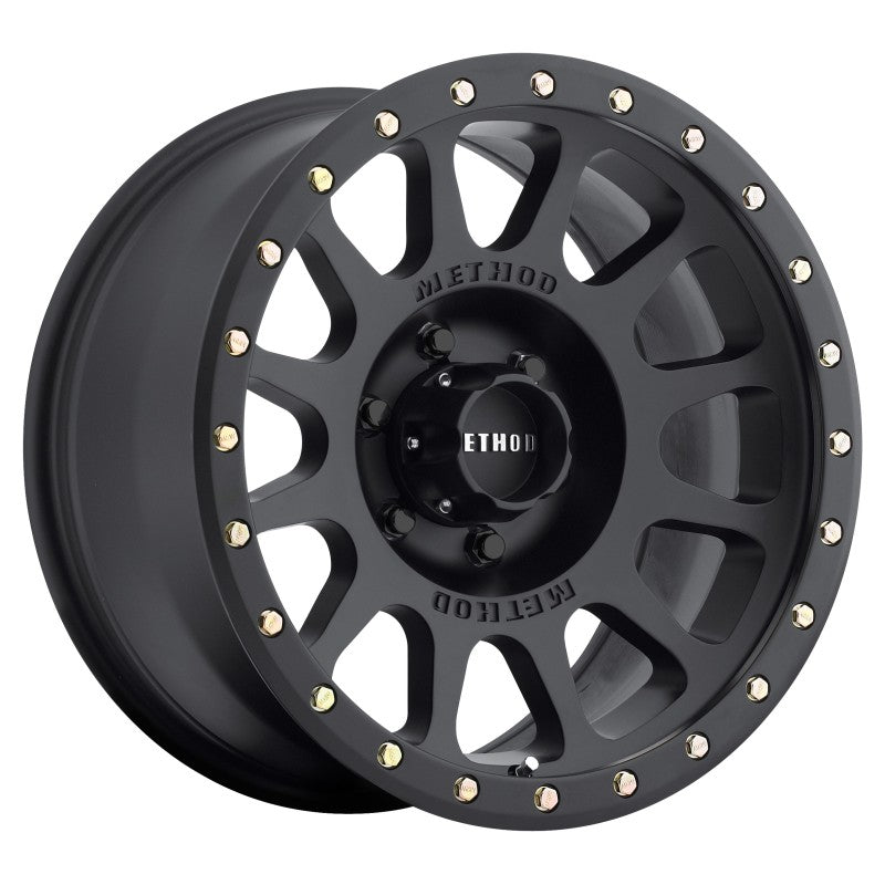 Method MR305 NV 18x9 0mm Offset 6x5.5 108mm CB Matte Black Wheel Method Wheels Wheels - Cast  AXOPROS