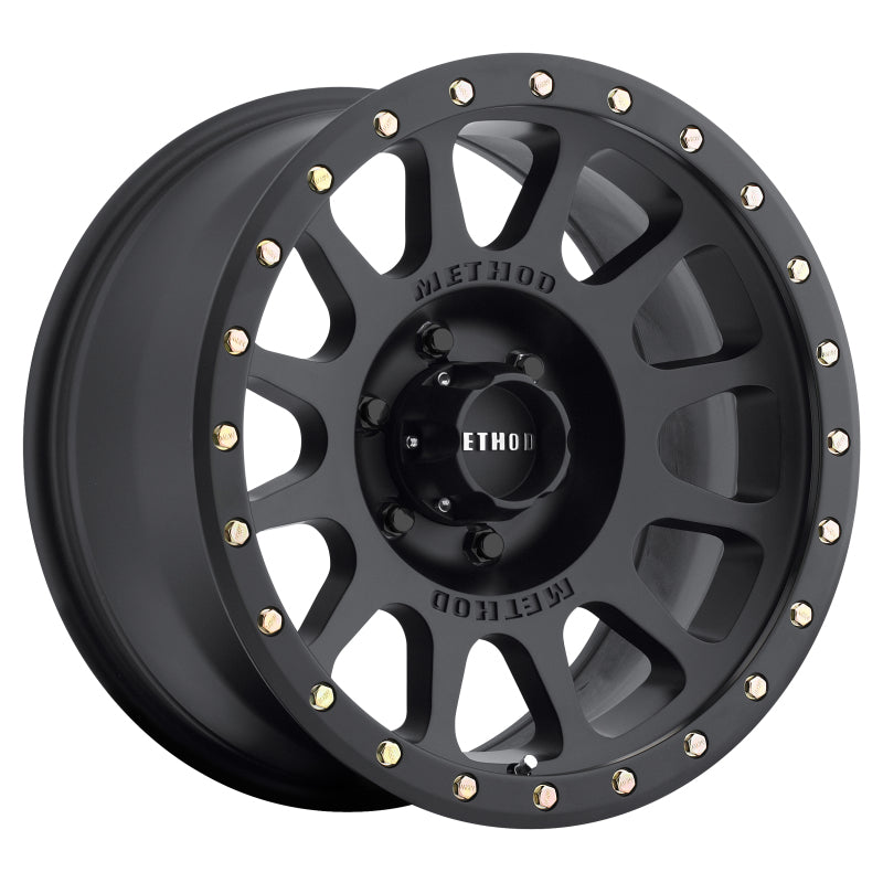 Method MR305 NV 18x9 +18mm Offset 6x5.5 108mm CB Matte Black Wheel Method Wheels Wheels - Cast  AXOPROS