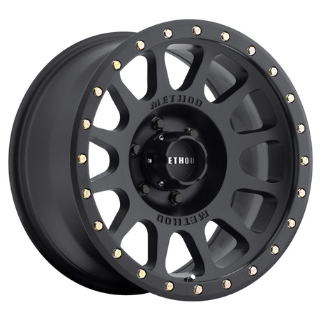 Method MR305 NV 18x9 +18mm Offset 6x5.5 108mm CB Matte Black Wheel Method Wheels Wheels - Cast  AXOPROS