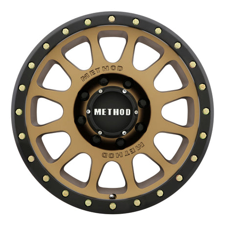 Method MR305 NV 18x9 +18mm Offset 8x170 130.81mm CB Method Bronze/Black Street Loc Wheel Method Wheels Wheels - Cast  AXOPROS