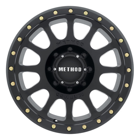 Method MR305 NV 18x9 +18mm Offset 8x6.5 130.81mm CB Matte Black Wheel Method Wheels Wheels - Cast  AXOPROS
