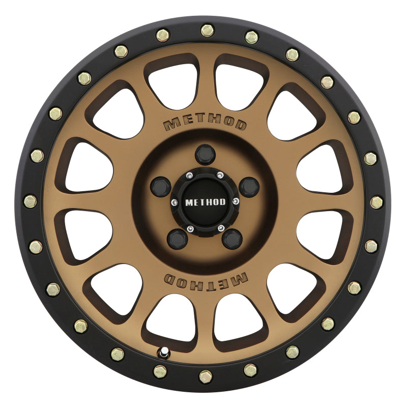 Method MR305 NV 18x9 +25mm Offset 5x150 116.5mm CB Method Bronze/Black Street Loc Wheel Method Wheels Wheels - Cast  AXOPROS