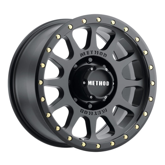 Method MR305 NV 20x10 -18mm Offset 8x6.5 130.81mm CB Matte Black Wheel Method Wheels Wheels - Cast  AXOPROS